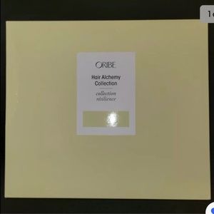 Oribe hair alchemy collection 3 piece gift box set shampoo conditioner serum.